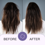 before after forFlaxseed Shampoo with Bergamot Reduces Dandruff & Nourishes Hair Roots