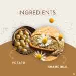 Ingredient of Potato face wash with Chamomile for anti aging and skin soothing