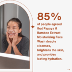 85% customer satisfied with papaya face wash for pigmentation